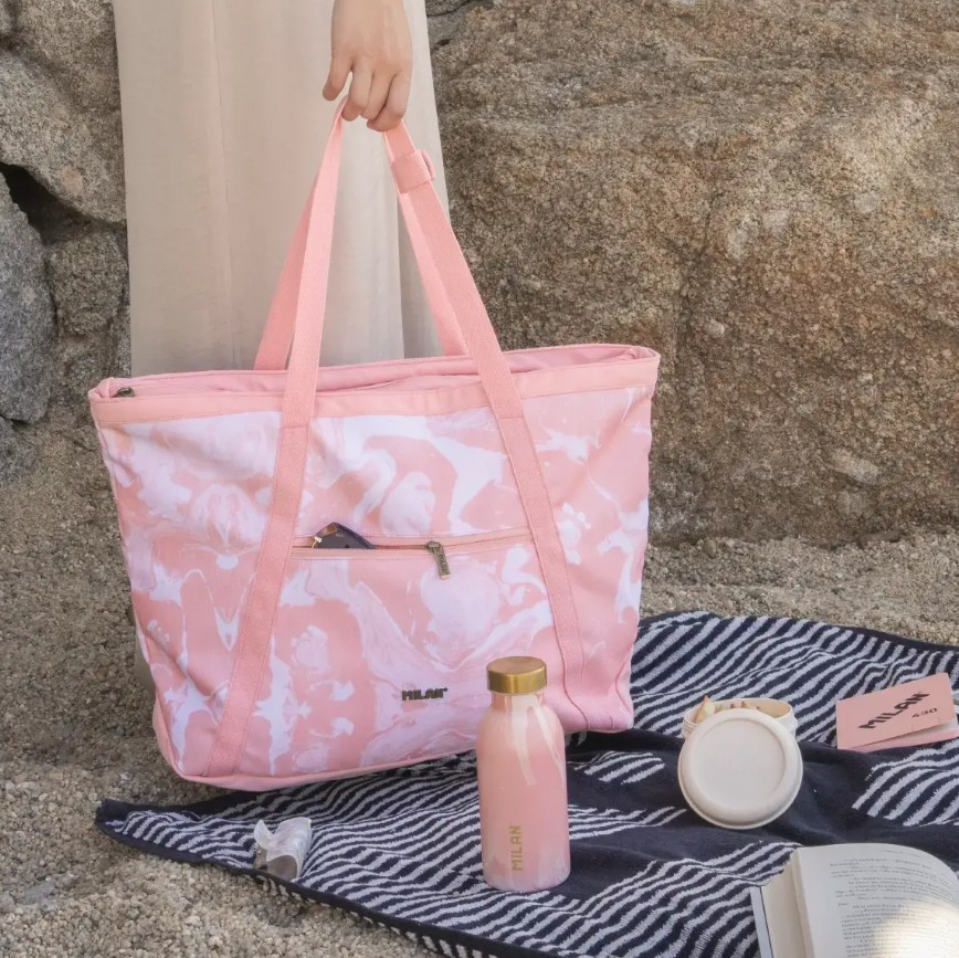 Torba typu Shopper Lava różowa 62102LVP Milan